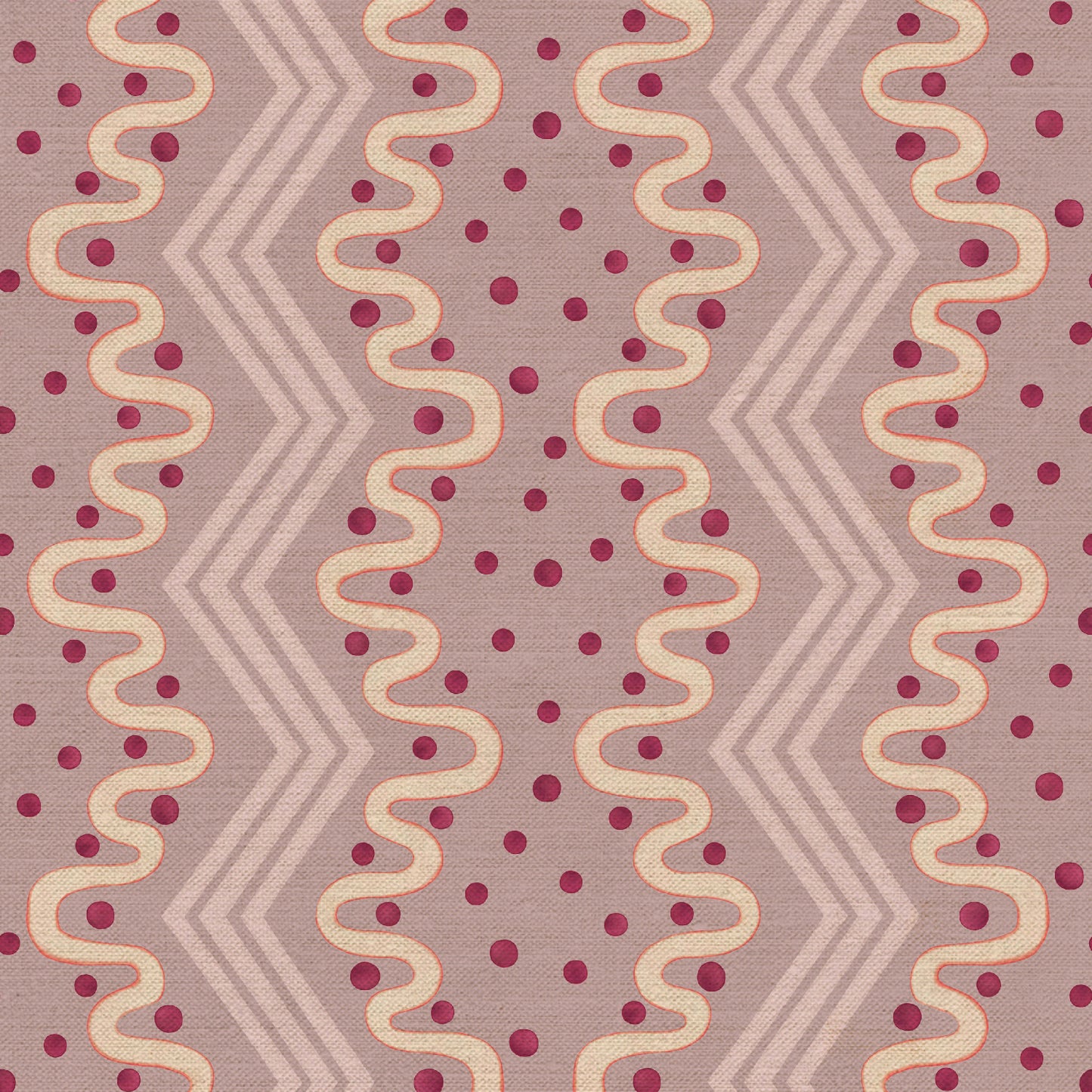 Madame Ziggle Fabric - Blueberry Yoghurt