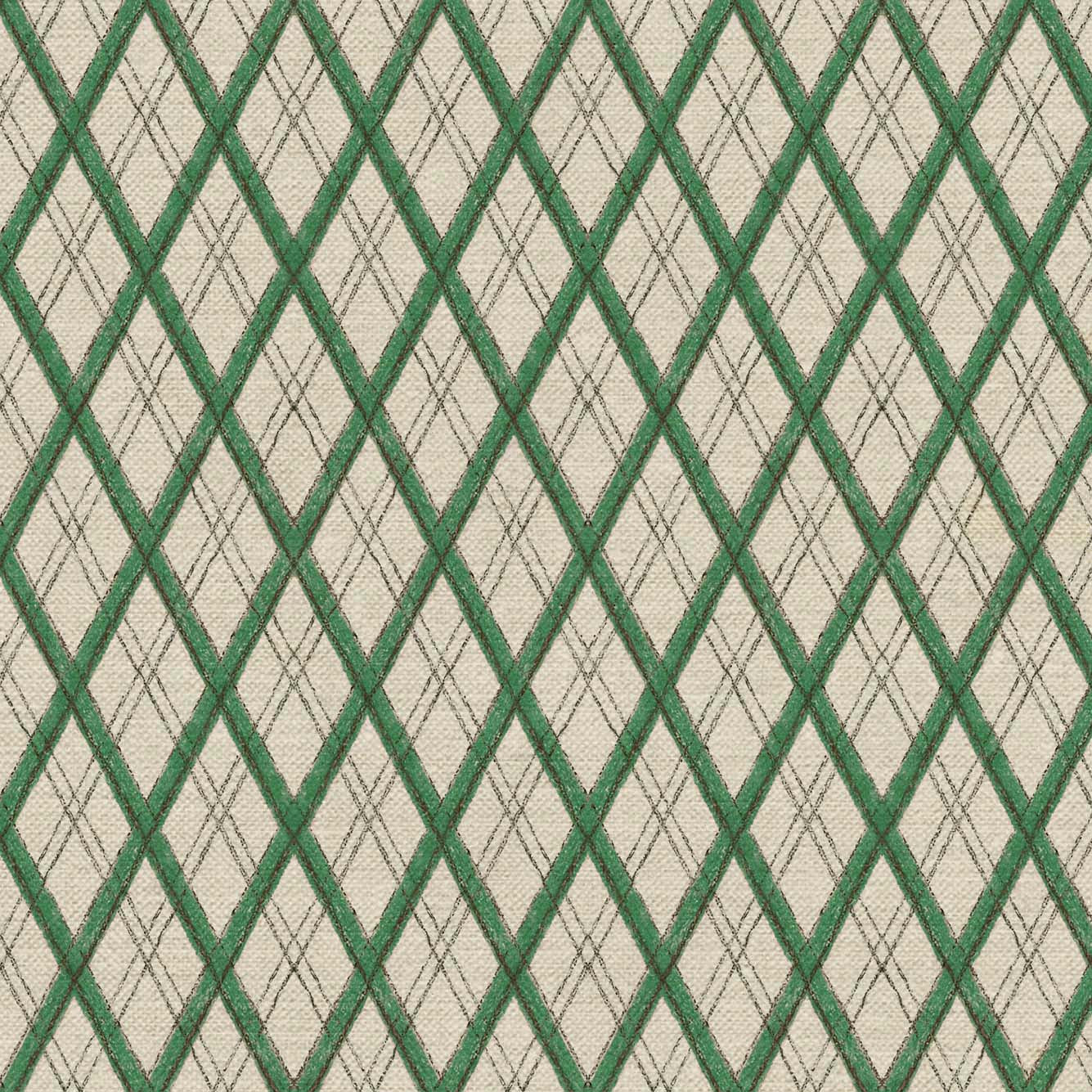 Little Lattice Fabric - Green