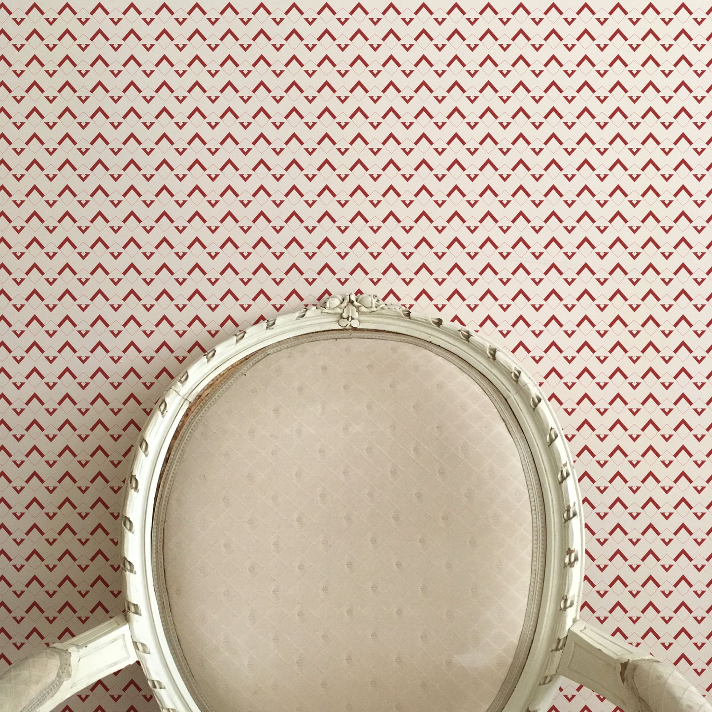 Composition number 7 Wallpaper - White and Red