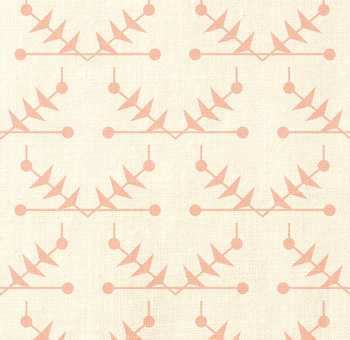 Atomic Trellis Fabric - Pink