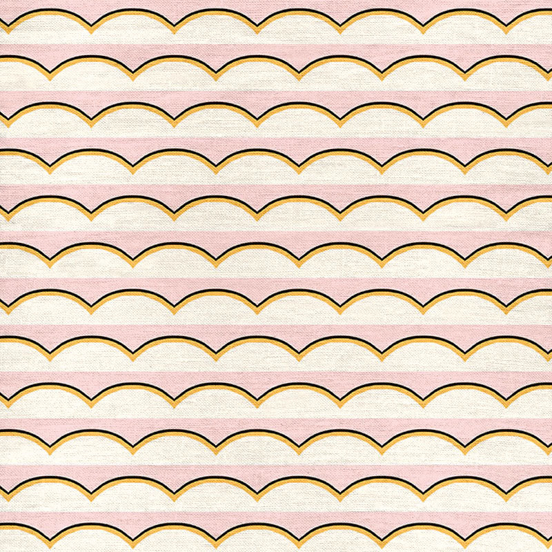 Scallops Fabric - Pink – Ottoline
