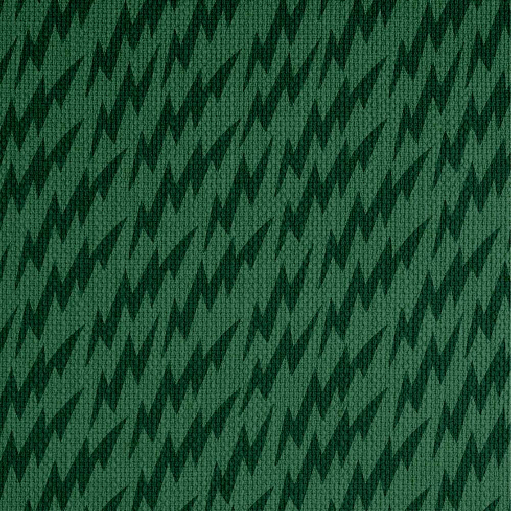 Lightning Bolts Fabric - Green