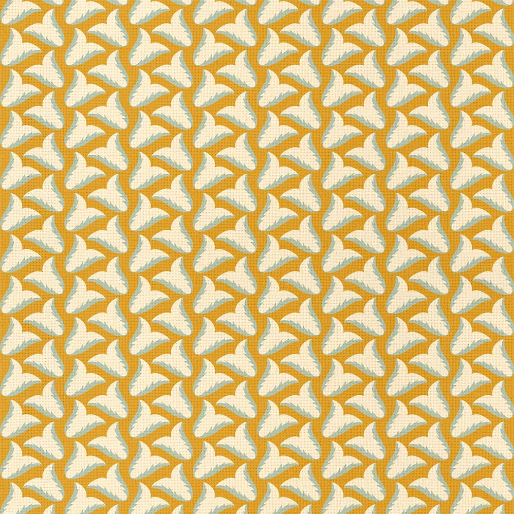 Tiny Tulips Fabric - Yellow