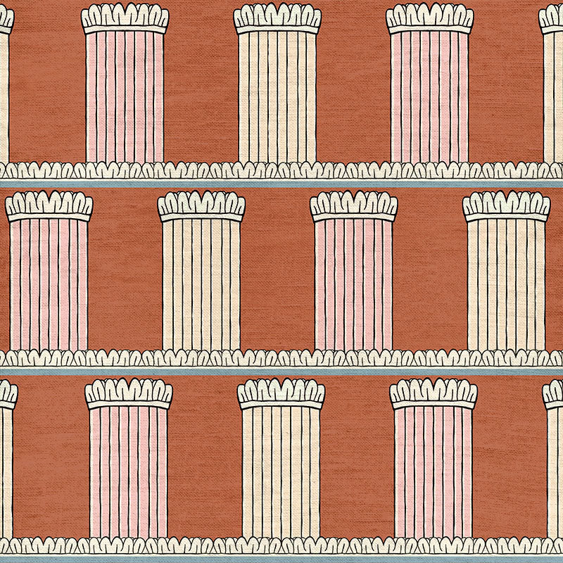 Pillars Fabric - Terra