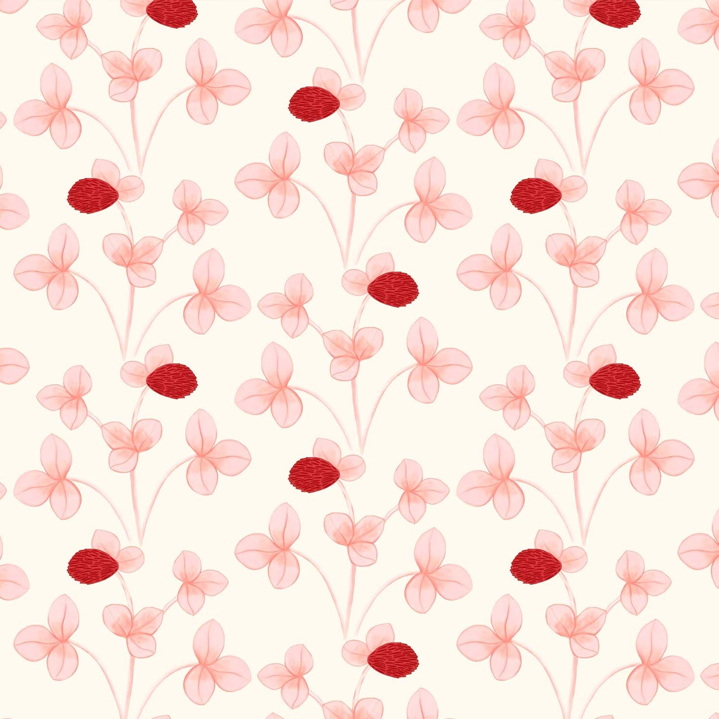 Chintz Constance Wallpaper - Pink