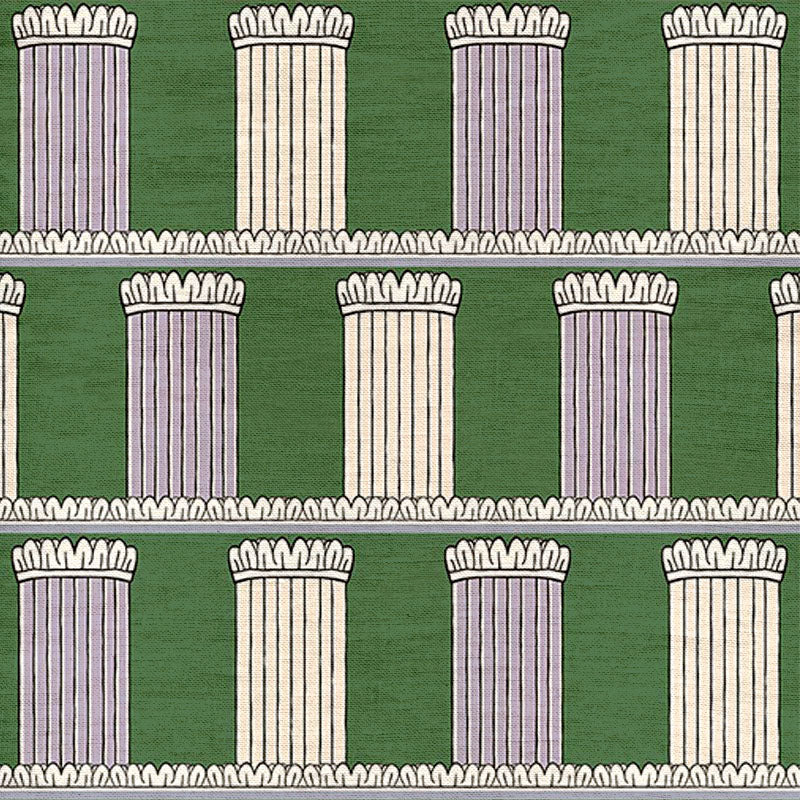 Pillars Fabric - Green