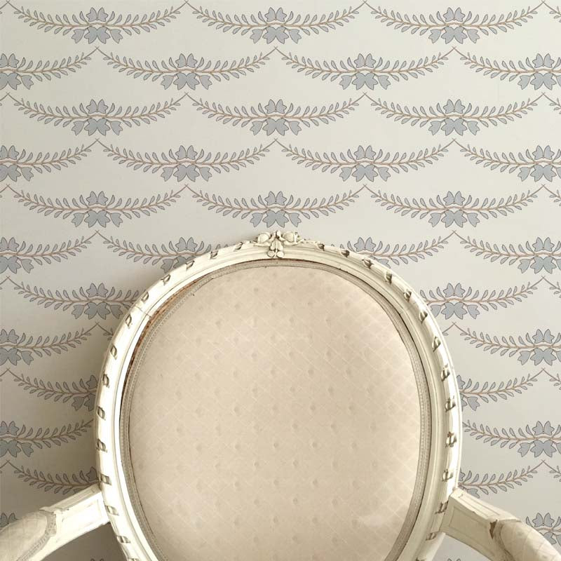 Wisteria Wallpaper - Grey