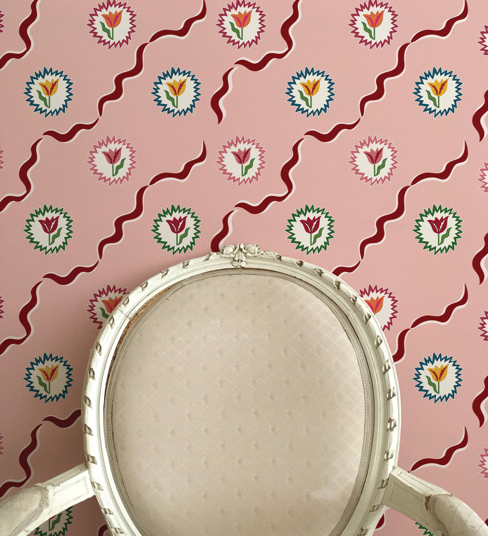Tulips of Belgravia Wallpaper