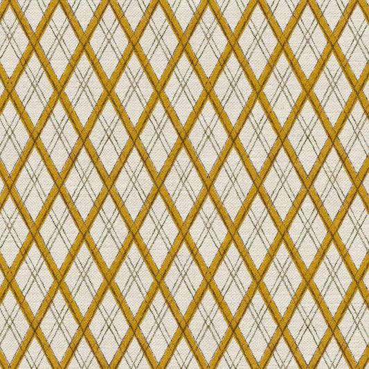 Little Lattice Fabric - Mustard