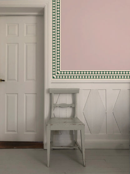 Harlequin Border - Green