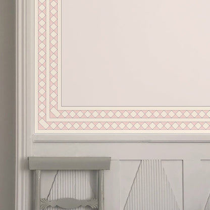 Harlequin Border - Pink