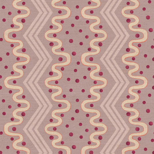 Madame Ziggle Fabric - Blueberry Yoghurt