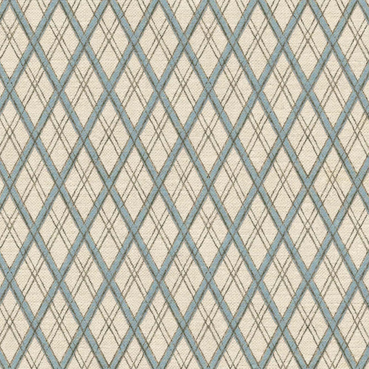 Little Lattice Fabric - Blue