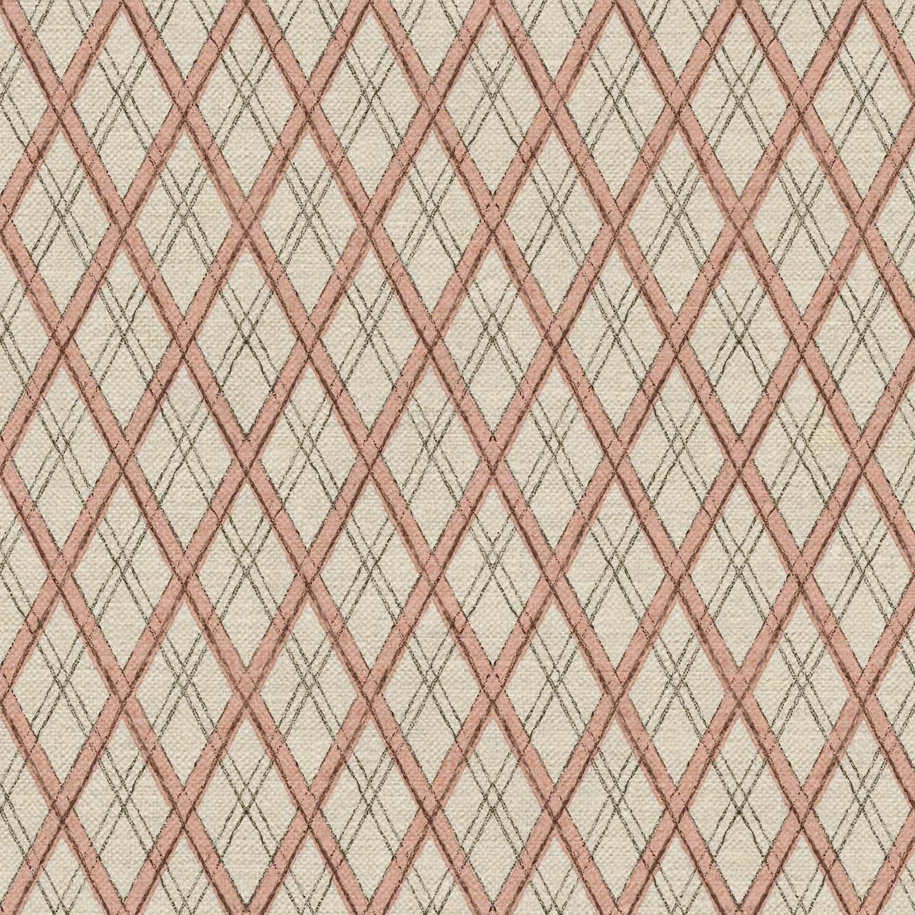 Little Lattice Fabric - Pink