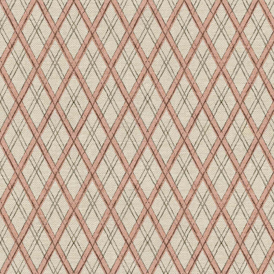Little Lattice Fabric - Pink