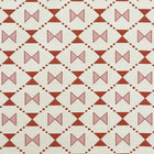 Bow Tie Quilt Woven Fabric - Pink and Coral