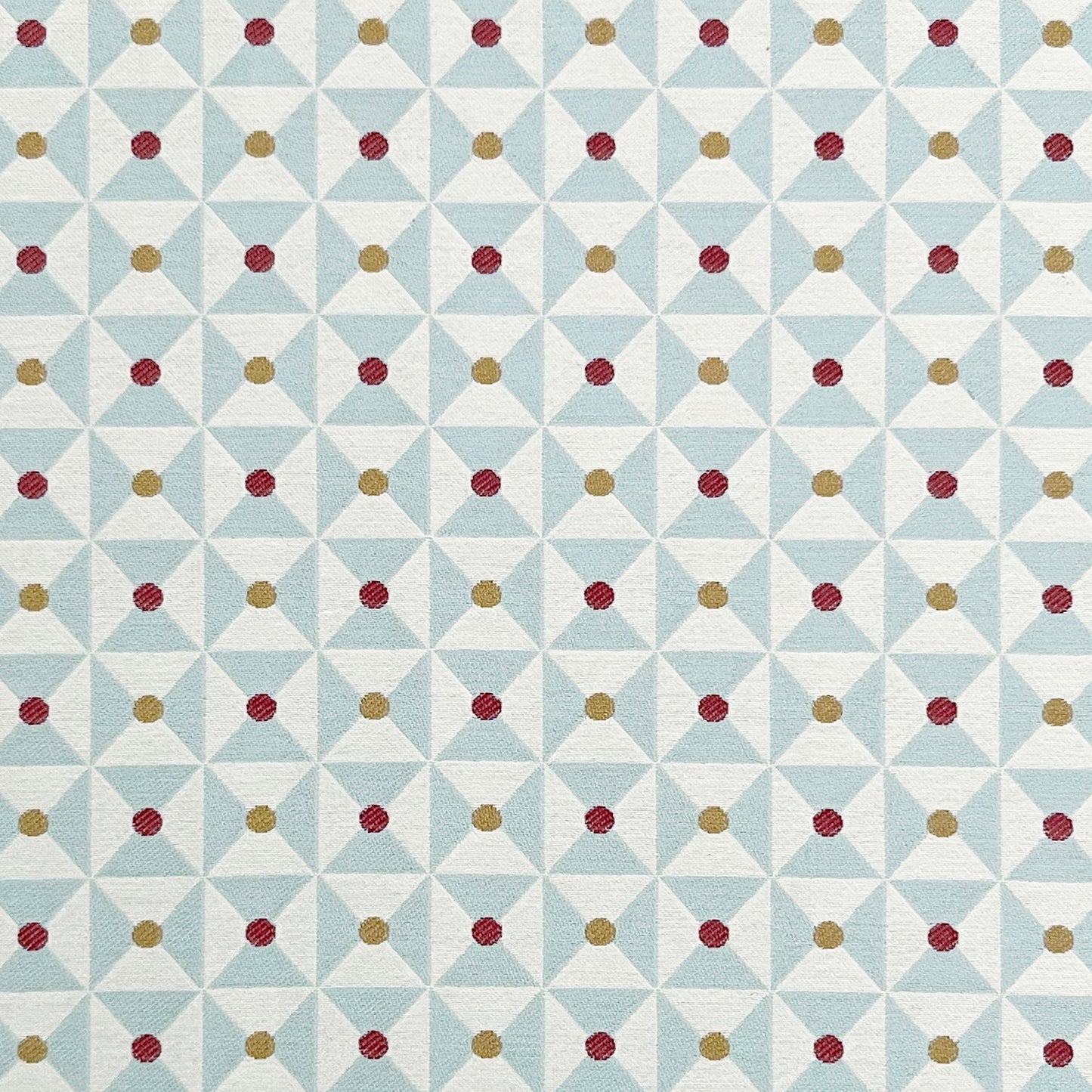 Broken Dishes Woven Fabric - Nostalgic Blue