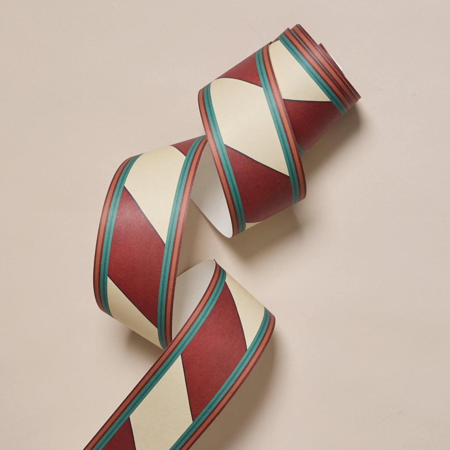 Candy Cane Border in Red