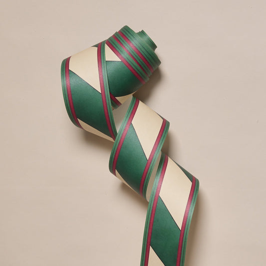 Candy Cane Border in Green
