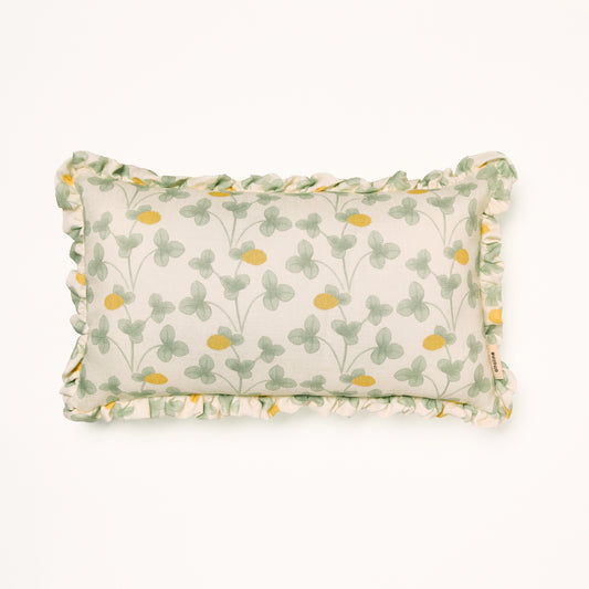 Frilled Cushion Medium: Chintz Constance Lemon