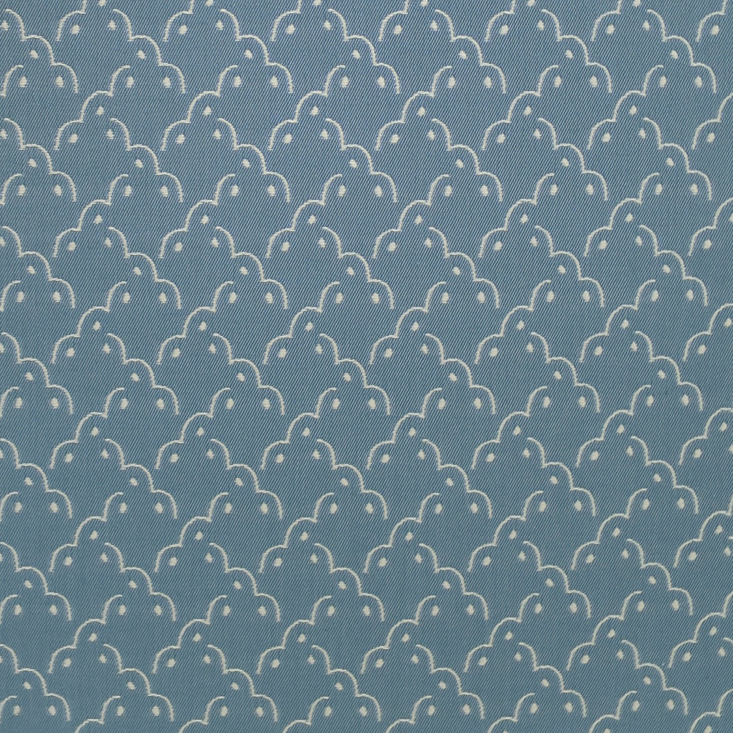 Frogspawn Woven Fabric - Blue and White