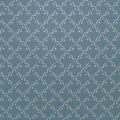 Frogspawn Woven Fabric - Blue and White
