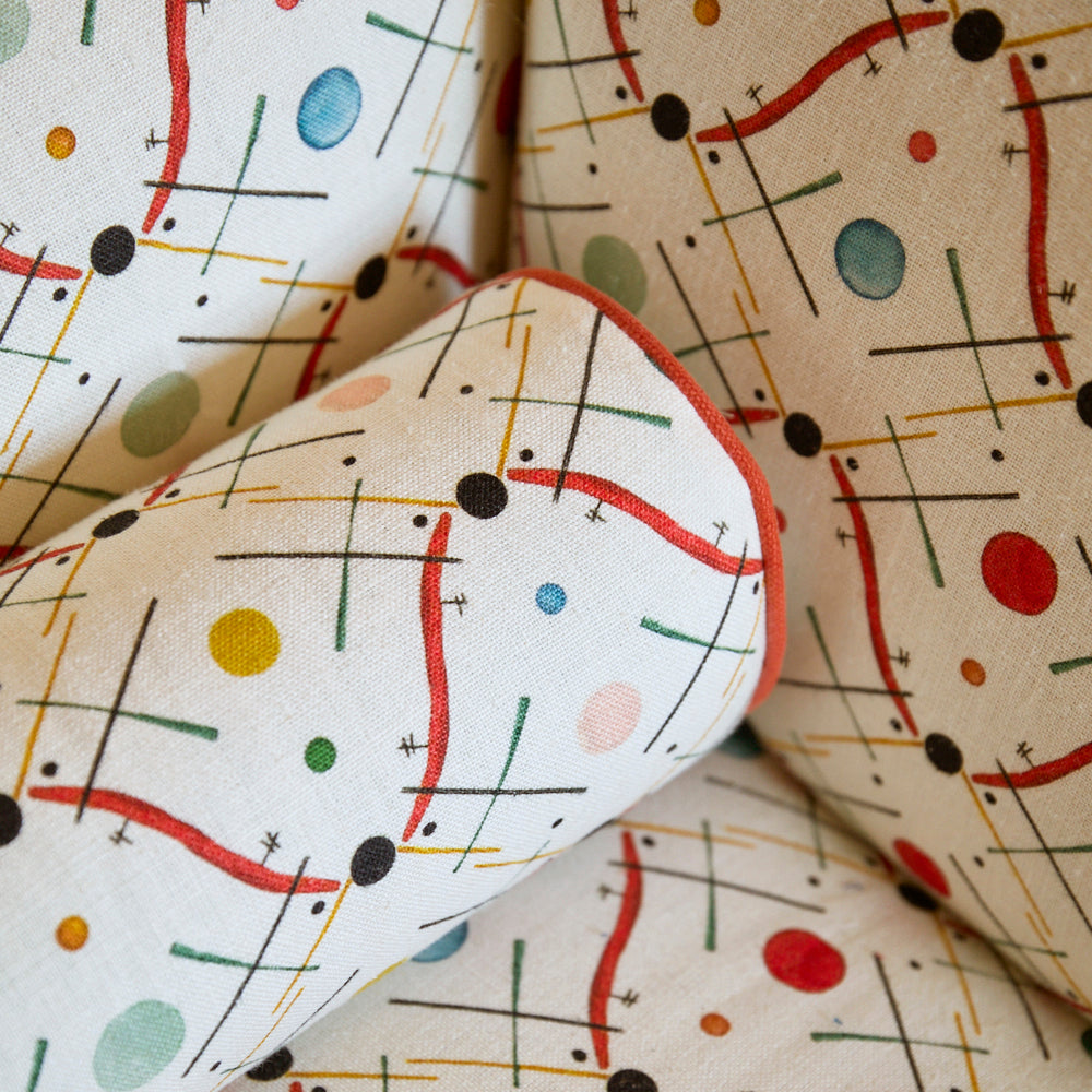 Improvisation 1 Fabric - Red