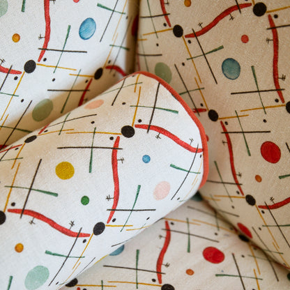 Improvisation 1 Fabric - Red