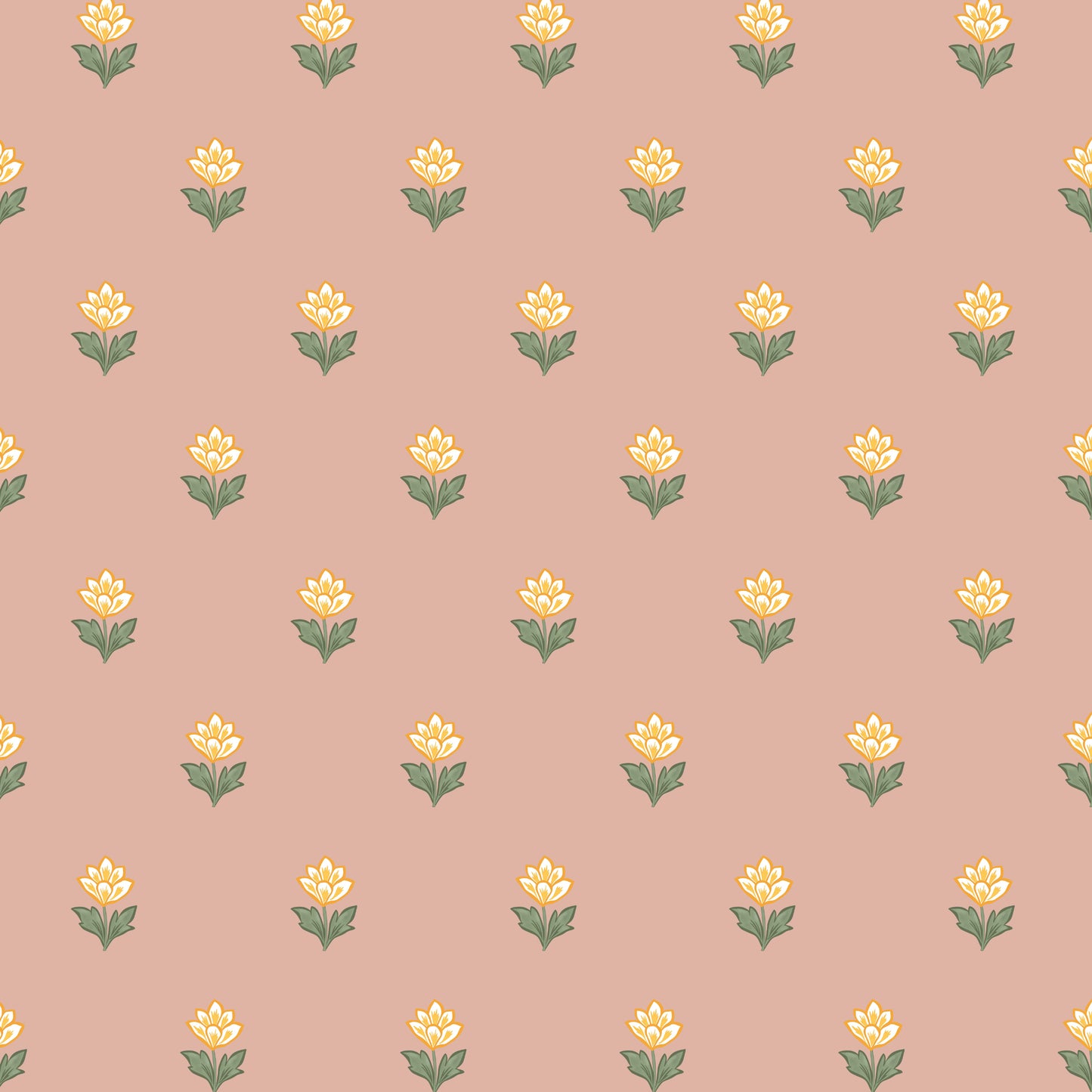 Indian Tulips - Pink and Yellow