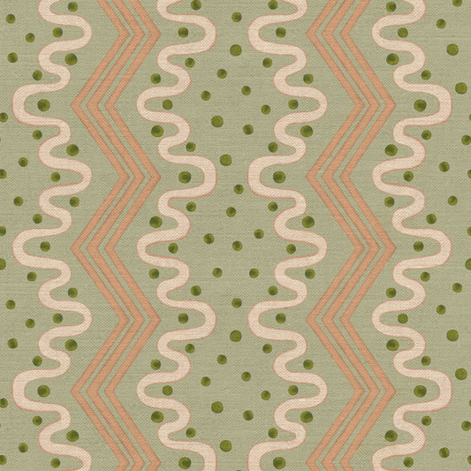 Madame Ziggle Fabric - Pistachio