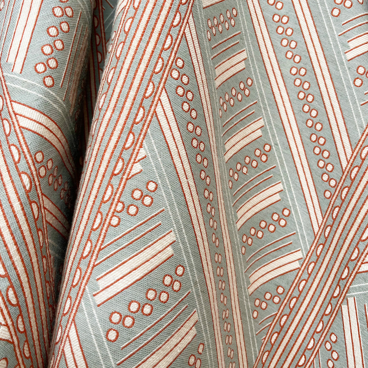 Vondel Woven Fabric - Pale Blue