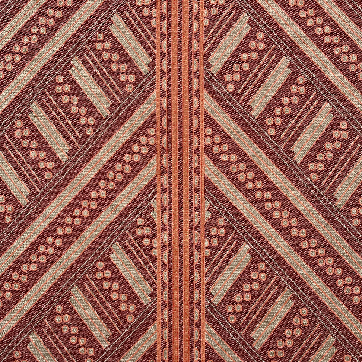 Vondel Woven Fabric - Ruby