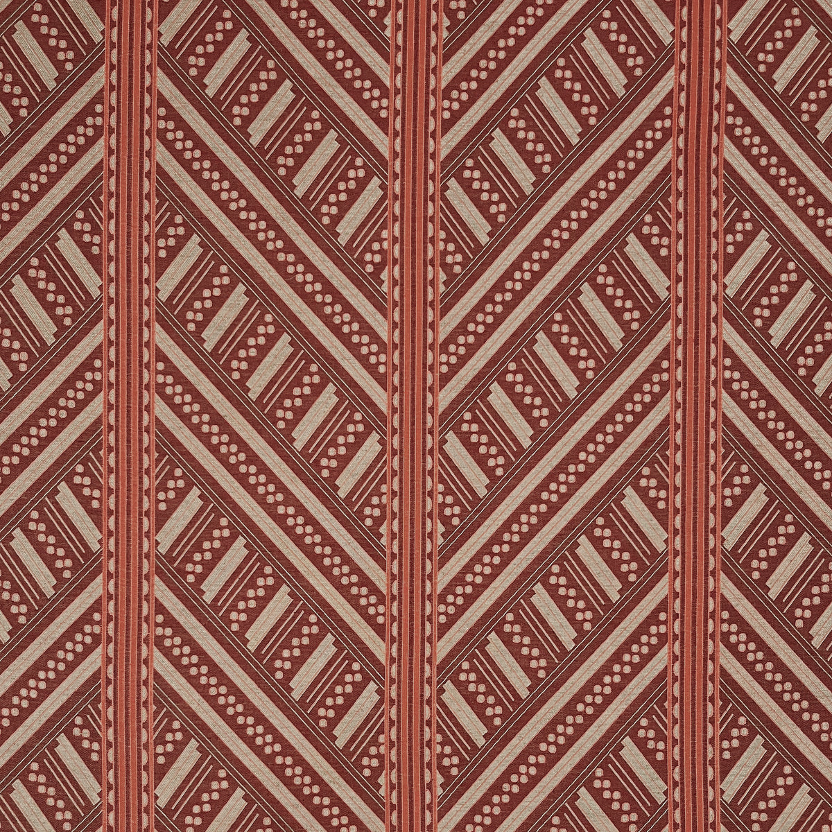 Vondel Woven Fabric - Ruby