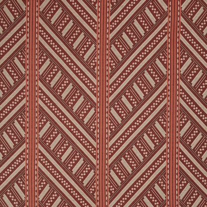 Vondel Woven Fabric - Ruby