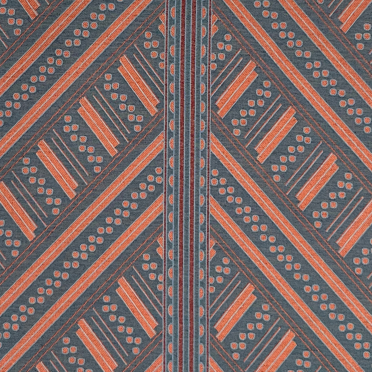 Vondel Woven Fabric - Vintage Blue