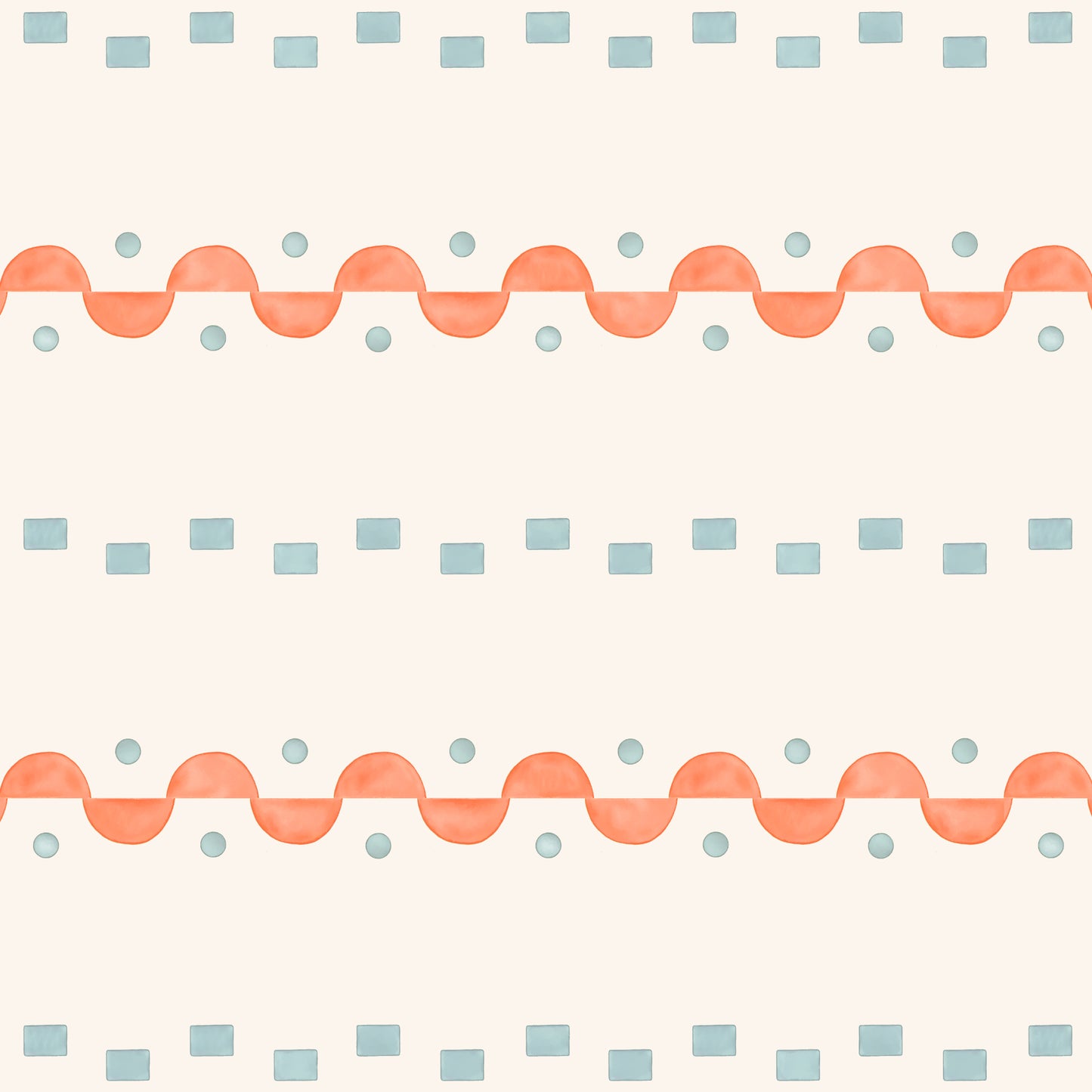 Pebbles Wallpaper - Orange