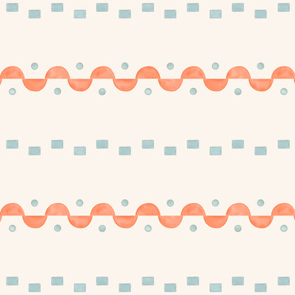 Pebbles Wallpaper - Orange