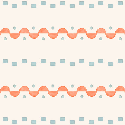 Pebbles Wallpaper - Orange