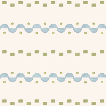 Pebbles Wallpaper - Light Blue