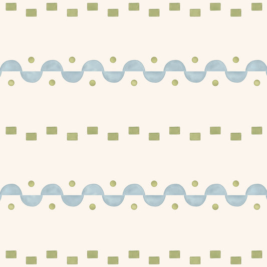 Pebbles Wallpaper - Light Blue
