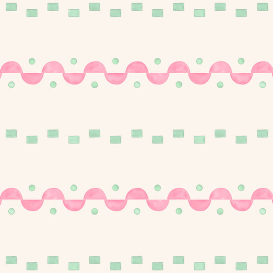 Pebbles Wallpaper - Pink