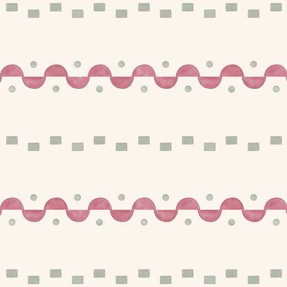 Pebbles Wallpaper - Mulberry