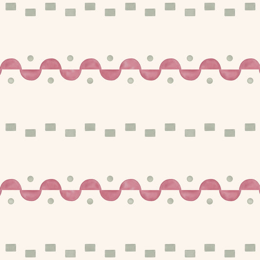 Pebbles Wallpaper - Mulberry