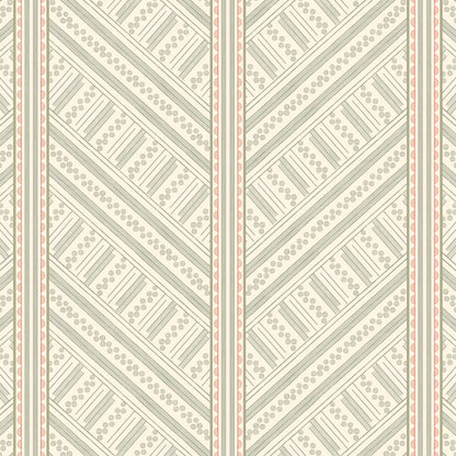Vondel Wallpaper - Cream and Sage