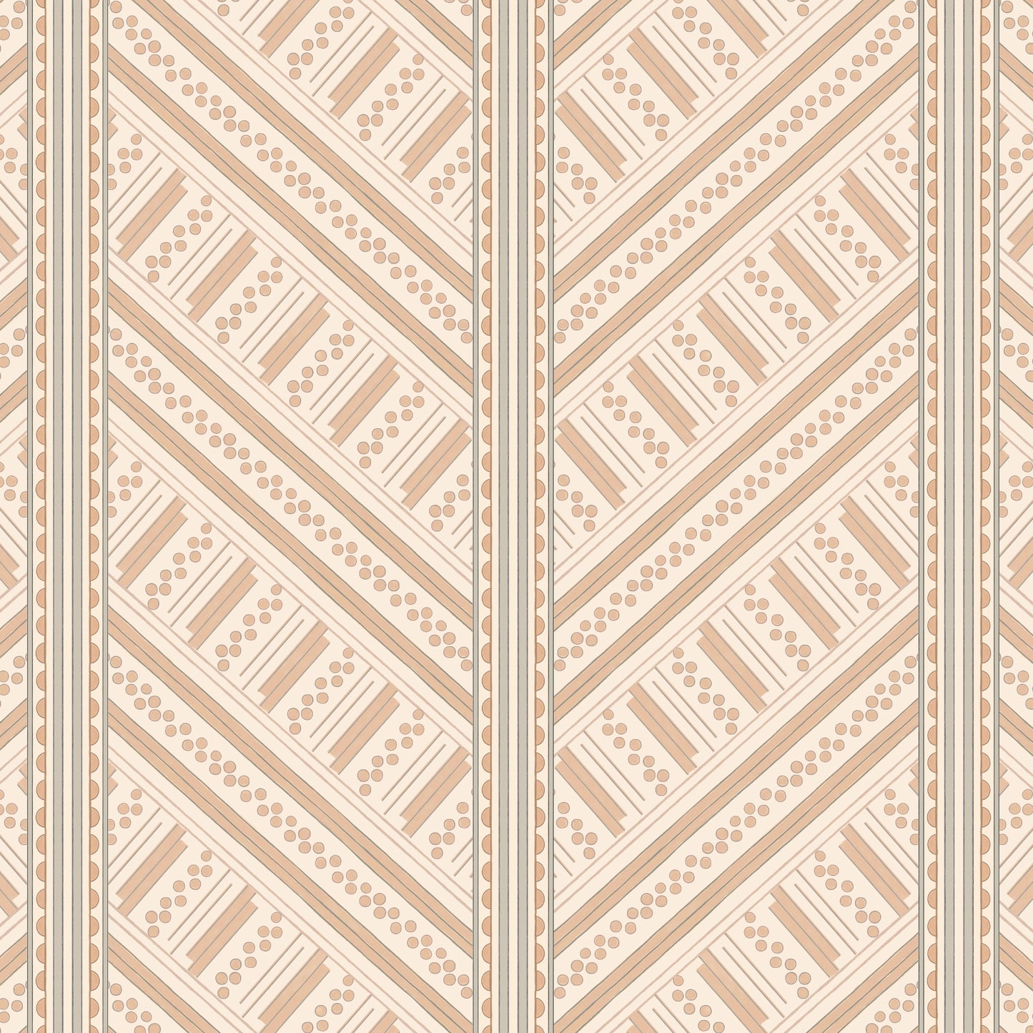 Vondel Wallpaper - Creme and Beige