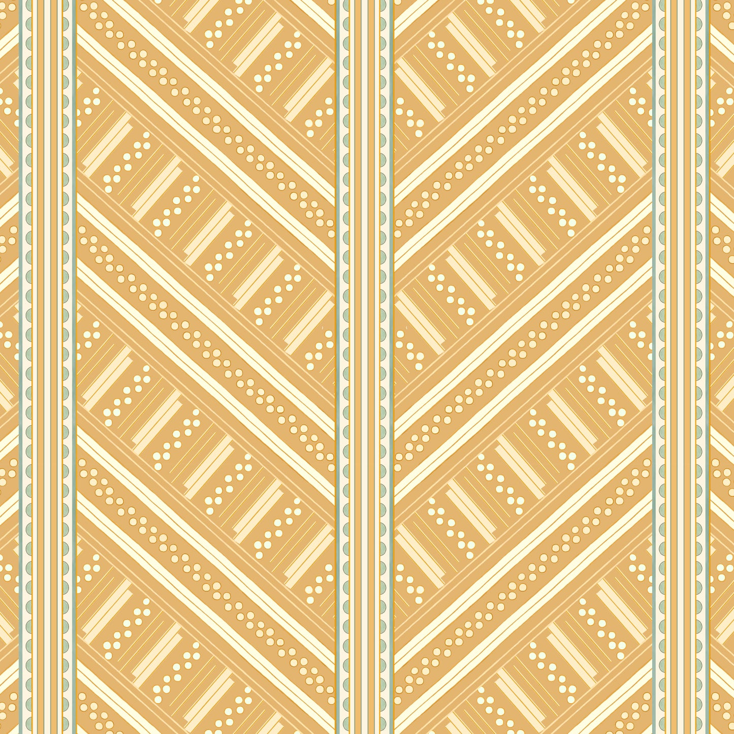 Vondel Wallpaper - Ochre Yellow