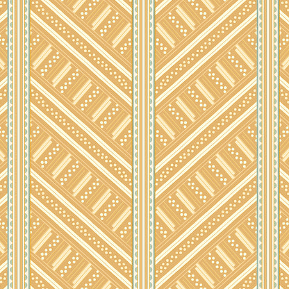 Vondel Wallpaper - Ochre Yellow