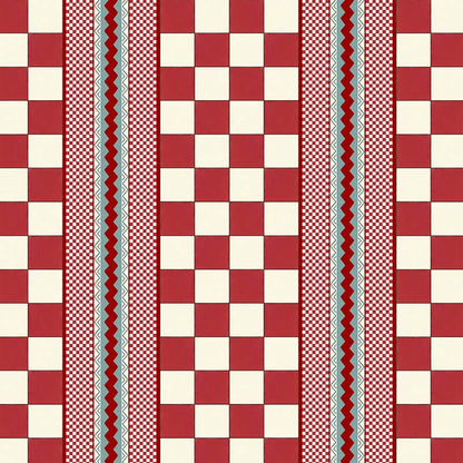 Double Check Wallpaper - Red