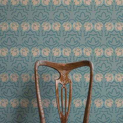 Having a Chat Wallpaper - Light Blue