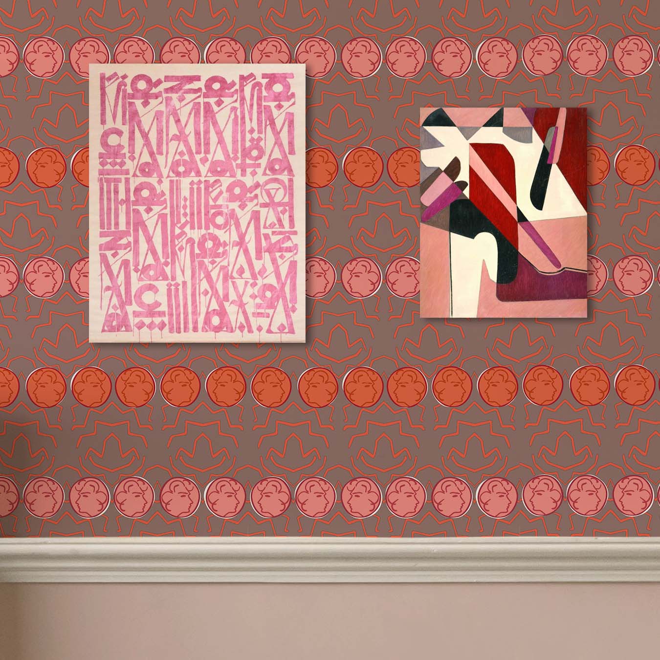 Having a Chat Wallpaper - Terra and Pink